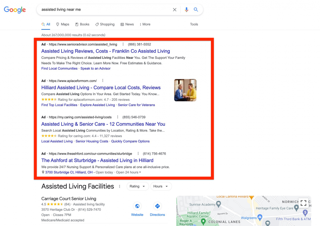 Assisted Living Near Me Google Search