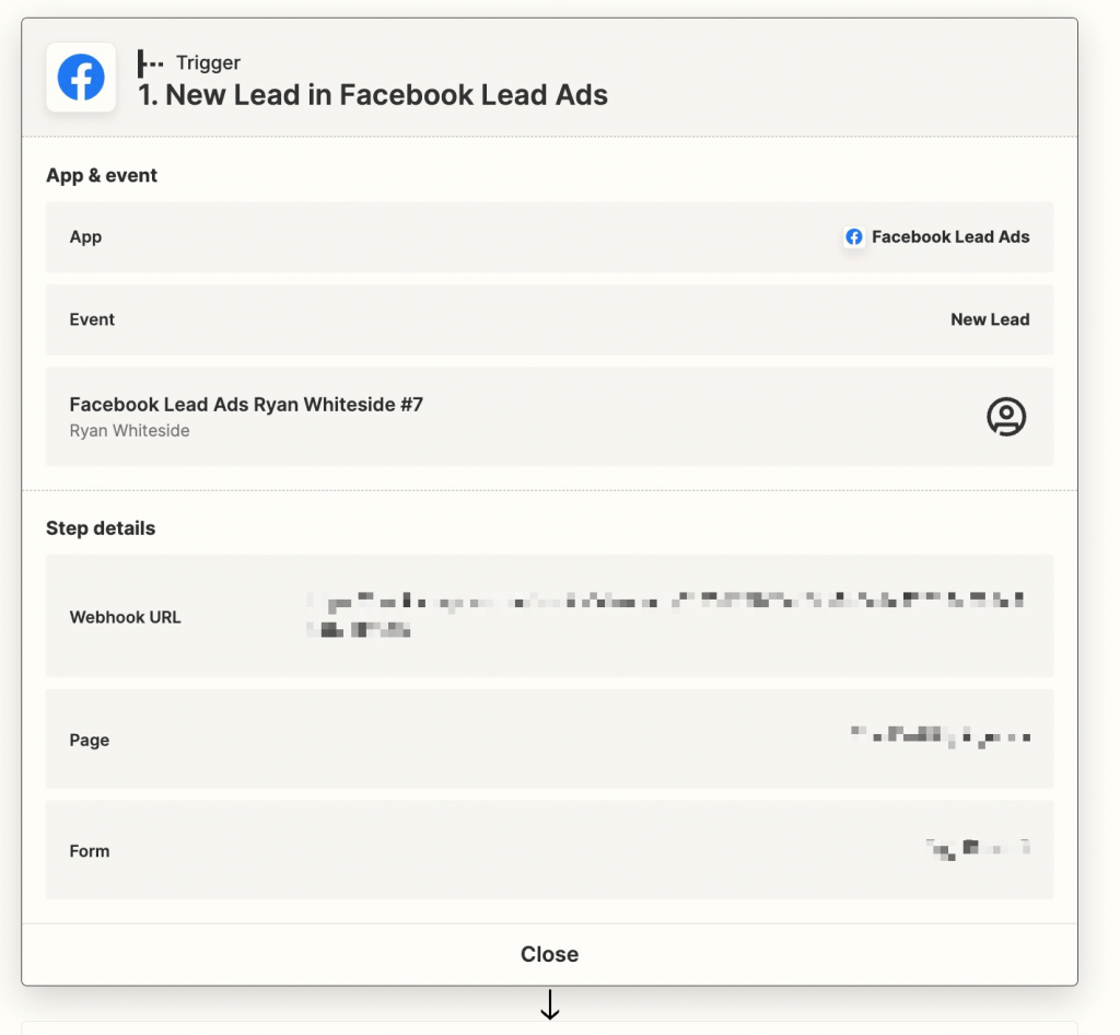 Facebook Lead Ad Forms Integration