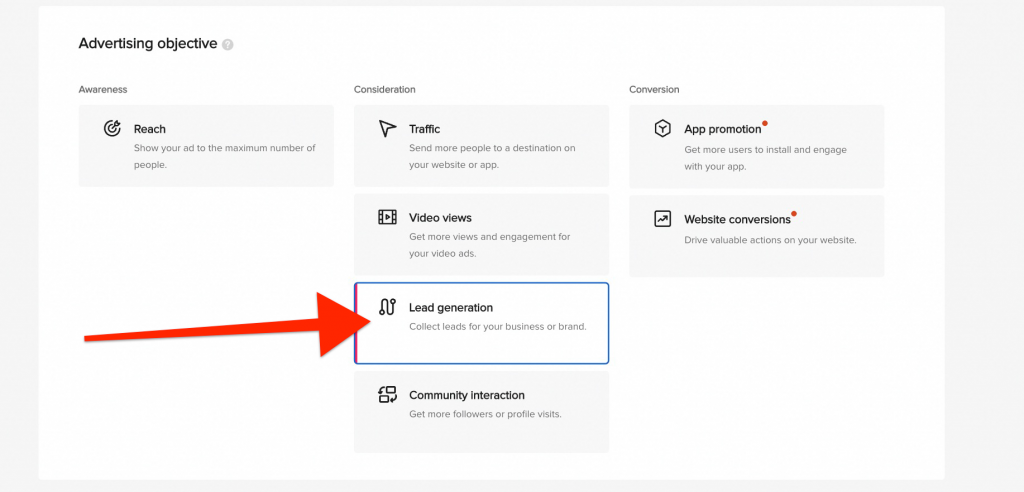 TikTok Lead Ads Setup