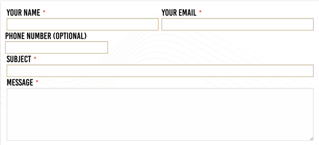 Short Contact Form Submission for PPC Landing Page